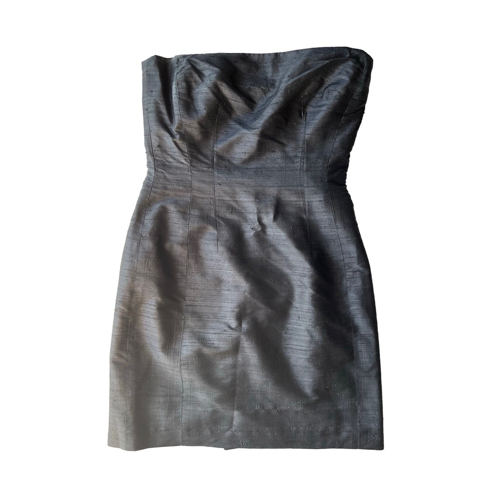 Strapless mini dress
